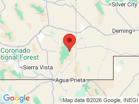 Map of Site Report: Cave Creek Canyon--South Fork, United States of America